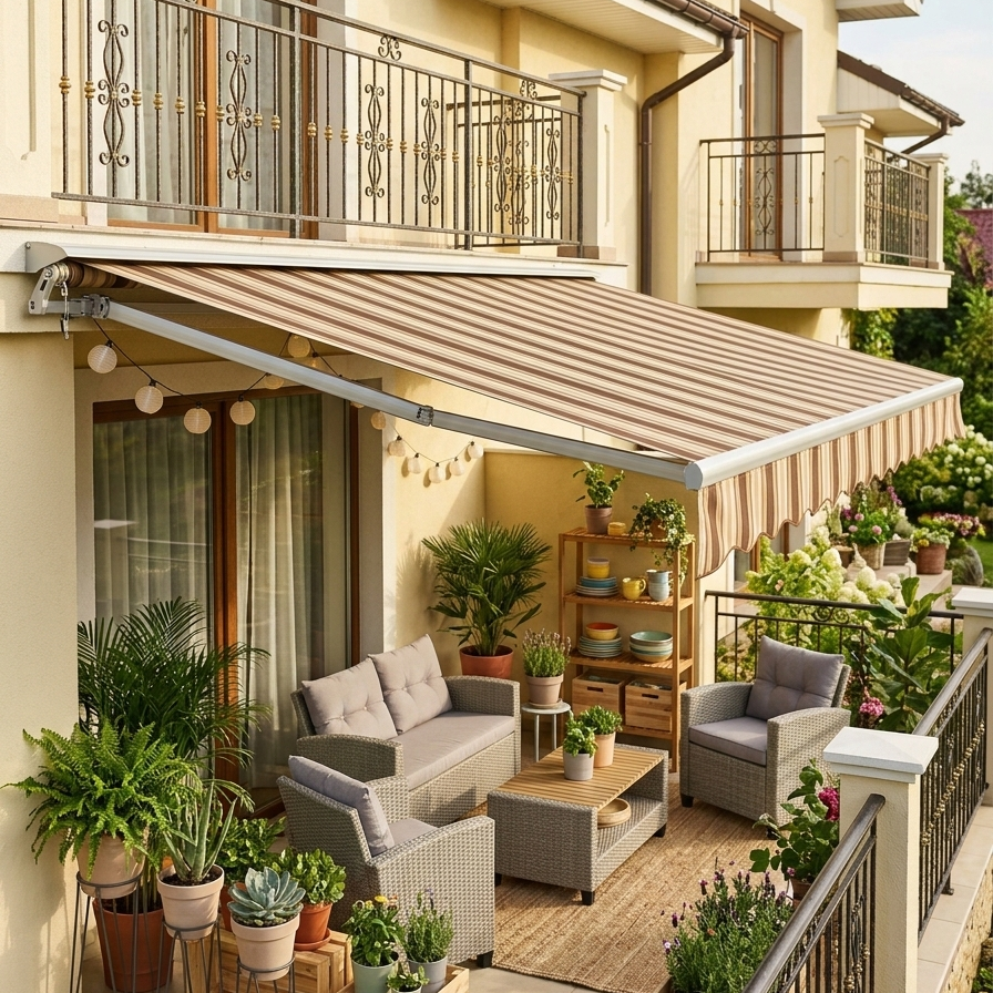 Tenda za zid ili plafon Multi Stripes 3x2m