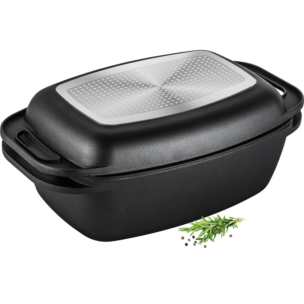 LAMART Posuda za pečenje na žaru sa poklopcem LT1105 - Image 1