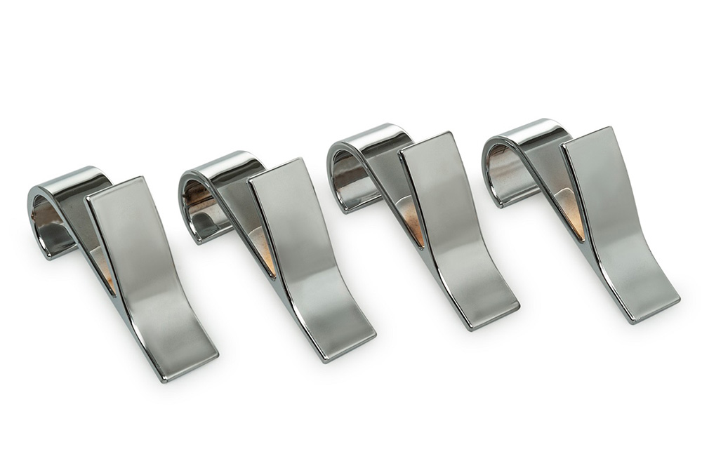 Kukice za peškire i radijator B22 set 4 komada, hromirane