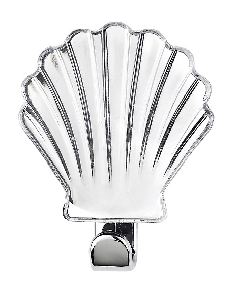 Kukica za peškire školjka providna B25, samolepljiva