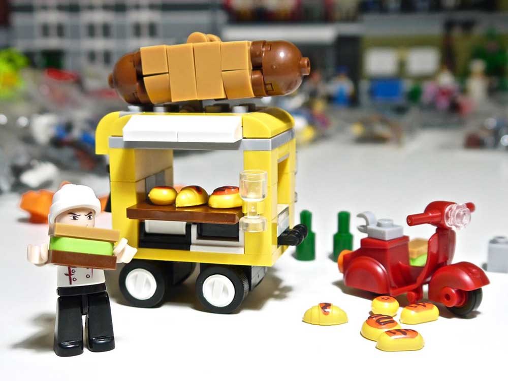 Sluban Kocke - Hot-Dog Kiosk M38-B0565