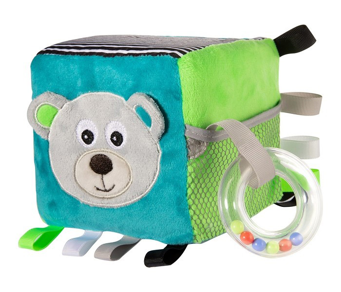 Canpol Baby plišana igračka kocka meda-Sivi 68/073 - Image 1