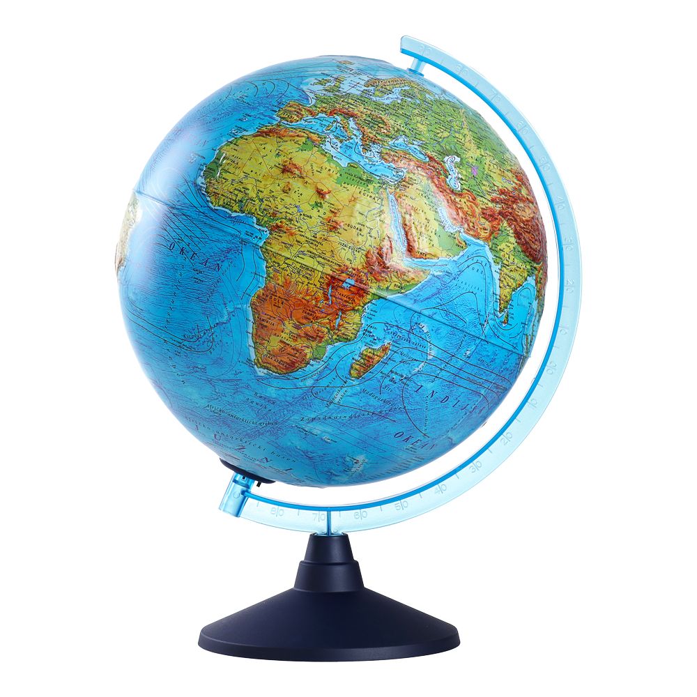 Alaysky Globus sa LED svetlom na baterije Reljef 32cm - Image 1