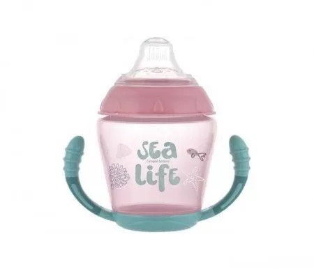Canpol baby šolja 230ml - sea life 56/501_pink