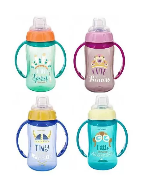 Canpol baby flašica sa kljunom i ručkama Future Daydreams 320ml