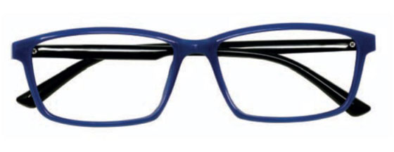 Prontoleggo Naočare za čitanje sa dioptrijom KING plave sa crnim drškama
