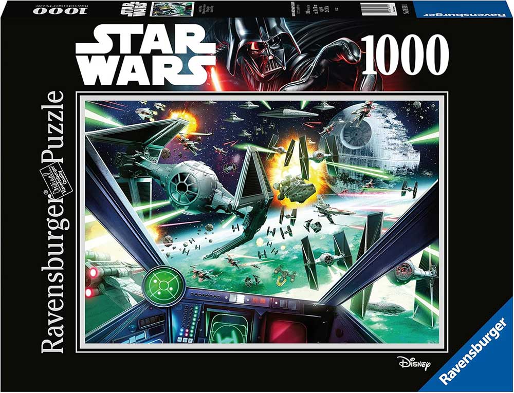 Puzzle 1000 delova Star Wars U kokpitu TIE fighter-a Ravensburger 16920