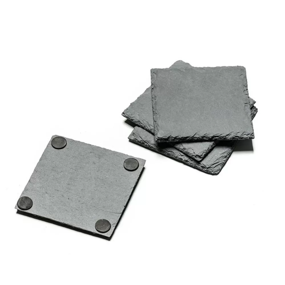 Podmetači za čaše Kamen 4 komada četvrtasti