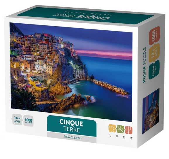 Puzzle Ostvro Cinque Terre 1000 kom.