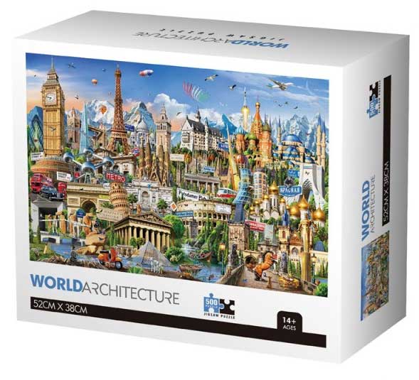 Puzzle Svetska arhitektura 500 kom.