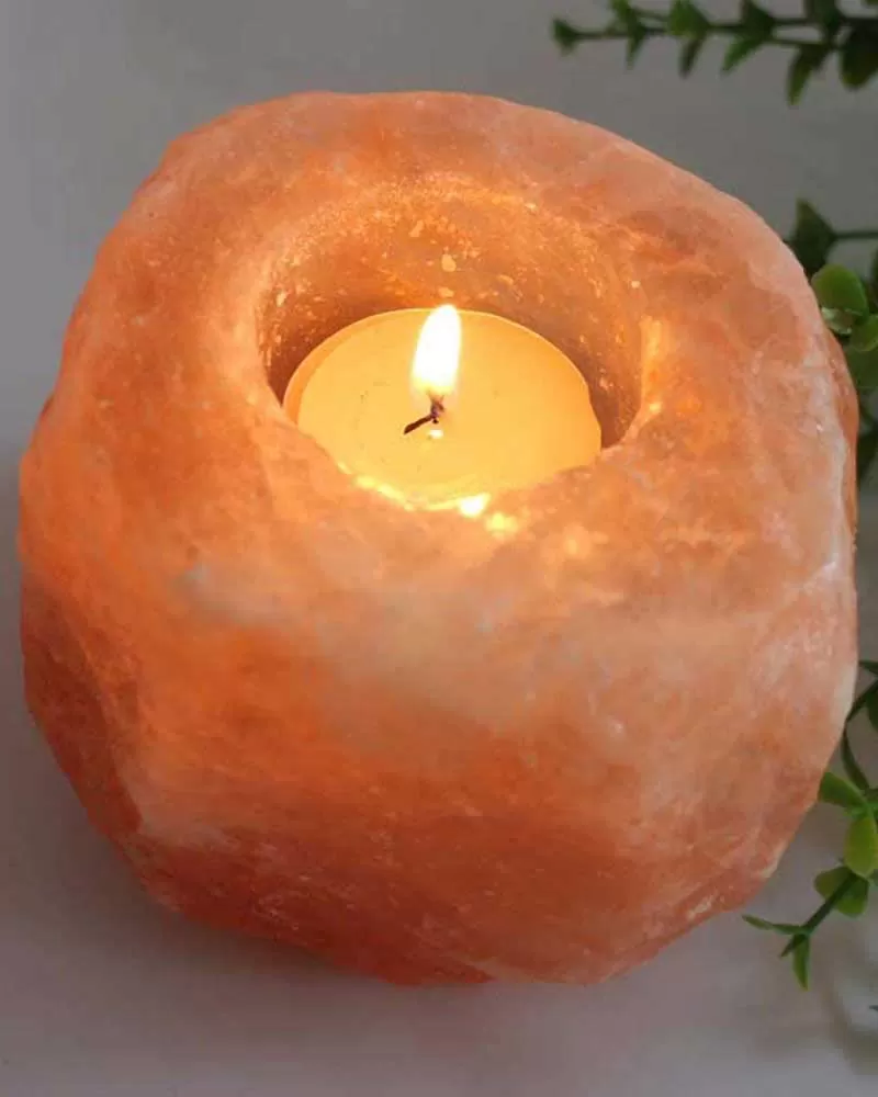 Svećnjak Od Sonog Kristala - Himalajski Svećnjak