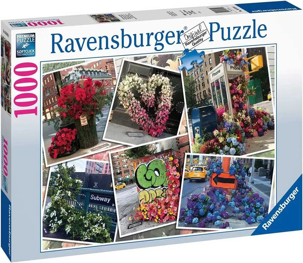 Puzzle slagalica 1000 delova Bljesak cveća u Njujorku Ravensburger 16819