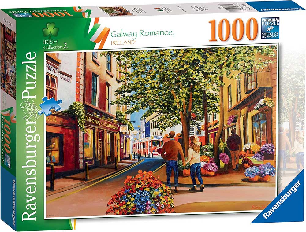 Puzzle slagalica 1000 delova Romansa u Galveju - Irska kolekcija Ravensburger 16778