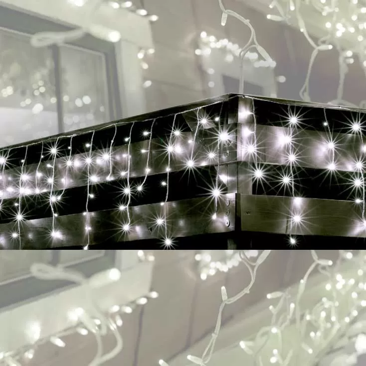 Novogodišnje lampice Ledenice 300 LED KKF308/WH