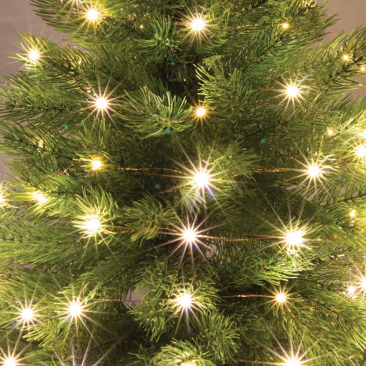 Dekorativne lampice na baterije 50 LED ML50/WW