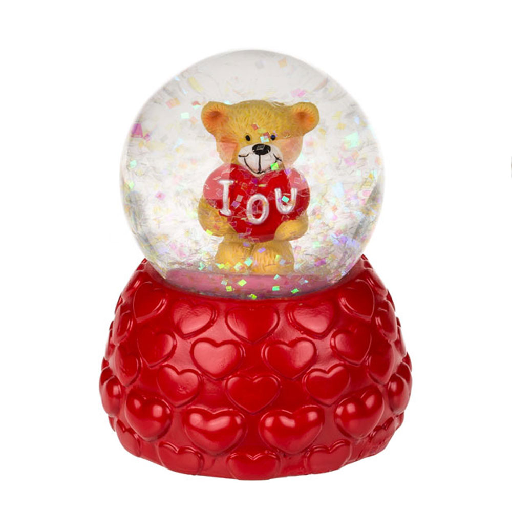 Mini staklena gitter kugla Meda sa srcem