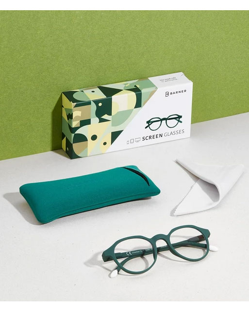 Barner Chamberi Dark Green Naočare Koje Štite Od Plavog Svetla