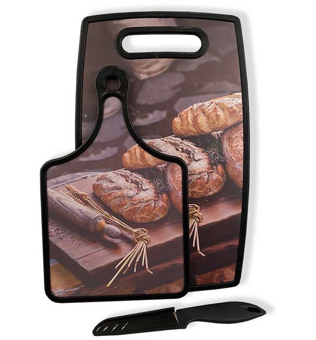 Komplet dve kuhinjske daske i nož Maestro MR1785