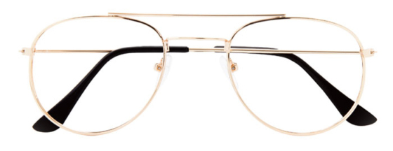 Prontoleggo naočare za čitanje sa dioptrijom Aviator, zlatne +2.5