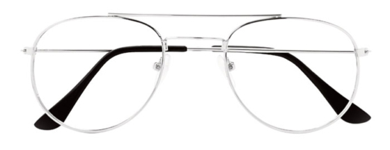 Prontoleggo naočare za čitanje sa dioptrijom Aviator, srebrne +1.5