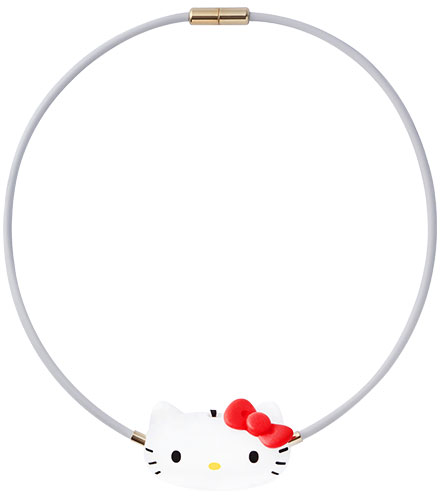 Nosivi prečistač vazduha u obliku ogrlice AirVida C1 Hello Kitty red