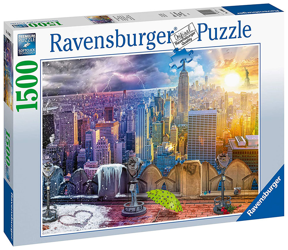 Ravensburger Slagalica 1500 delova -  Godišnja doba u Njujorku 16008