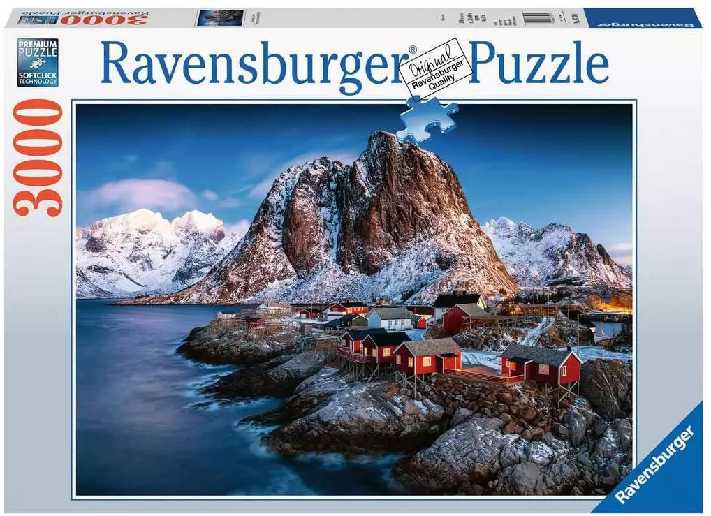 Ravensburger Slagalica 3000 delova - Hamnoj Lofoten Norveška 17081