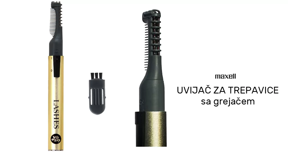 Uvijač za trepavice sa grejačem