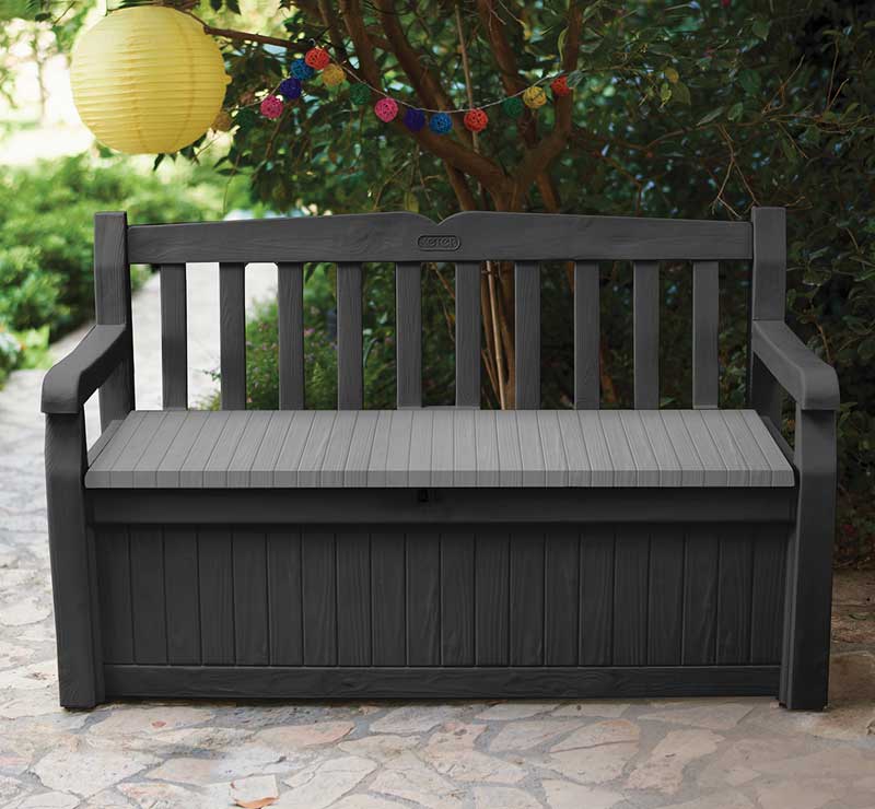 Keter Eden Klupa sa prostorom za odlaganje Grafit