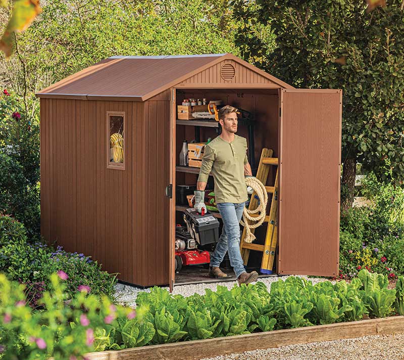 Keter Baštenska pomoćna kućica Šupa Darvin 6X8FT braon