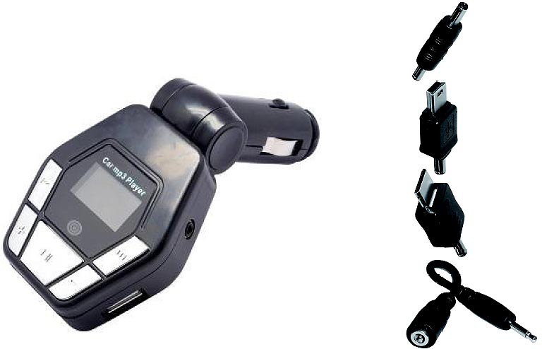 MP3 player za automobil sa punjačem za mobilne telefone - Nexon New