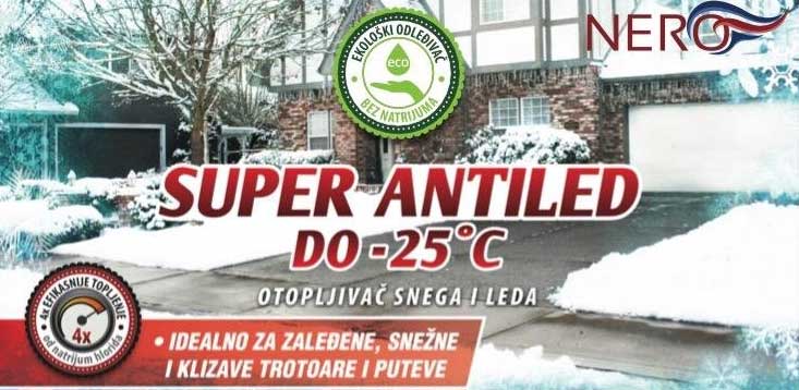 Sredstvo za topljenje leda i sprečavanje smrzavanja Anti Led 4kg
