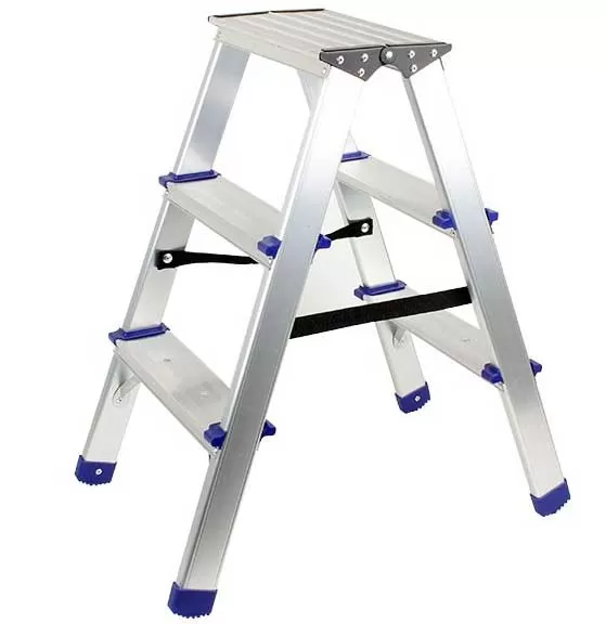 Aluminijumske dvostrane kućne merdevine 3+3 Womax 76402333