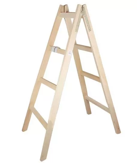 Drvene dvostrane merdevine 4 M0558