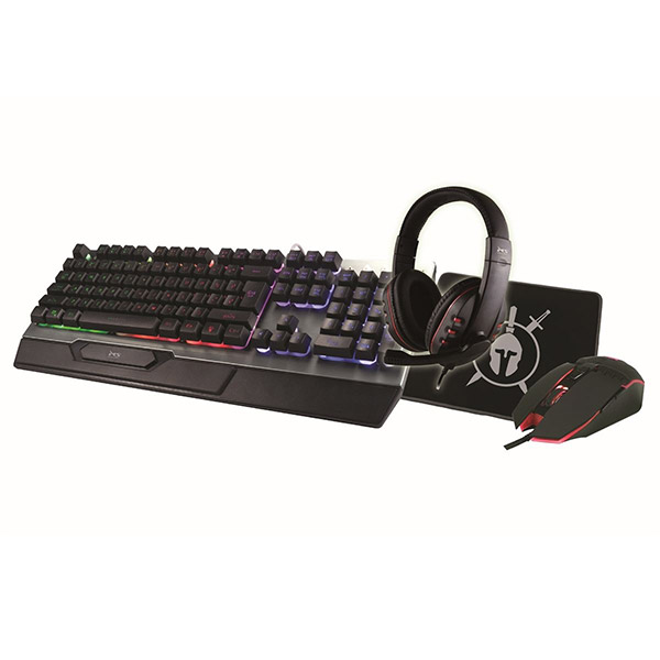 Gejmerski set 4-u1 tastatura, miš, slušalice i podloga MS Elite C500
