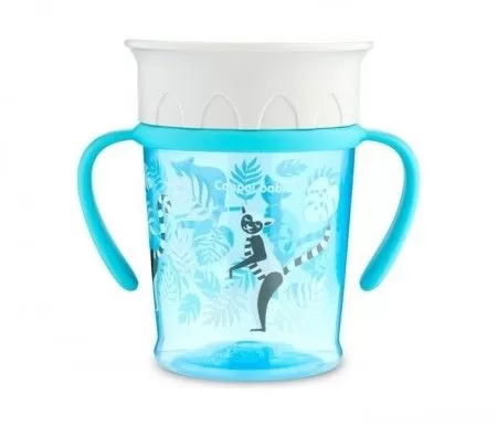 Canpol baby solja 6m+ jungle - 400ml - turquoise 56/504_tur