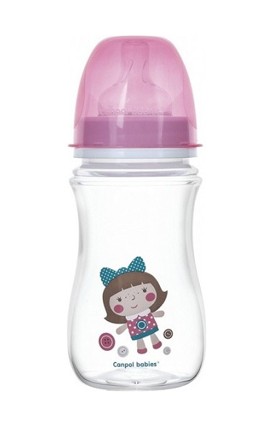Canpol Baby Flašica 240ml Wide Neck Easy Start Toys 35/221_pin