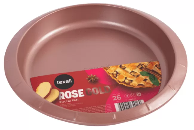 Texell pekač okrugli Rose Gold TPRG-O324