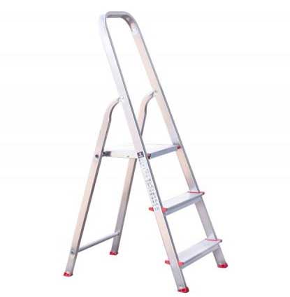 Aluminijumske merdevine sa dva stepenika i platformom CXT06-03