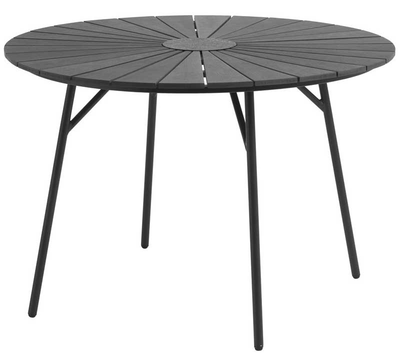 Baštenski Sto Stella 110cm Crna - Image 1