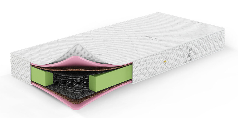 Dušek sa žičanim jezgrom Žima visine 23cm 100x200cm