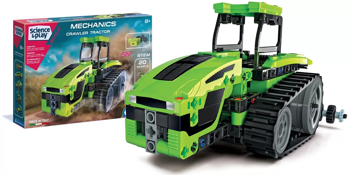 CLEMENTONI Mechanics Lab Set za pravljenje traktora Farming Tractor CL75064