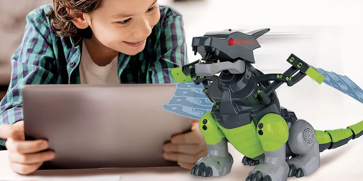 CLEMENTONI Set za kreiranje robo zmaja Mecha Dragon CL61529