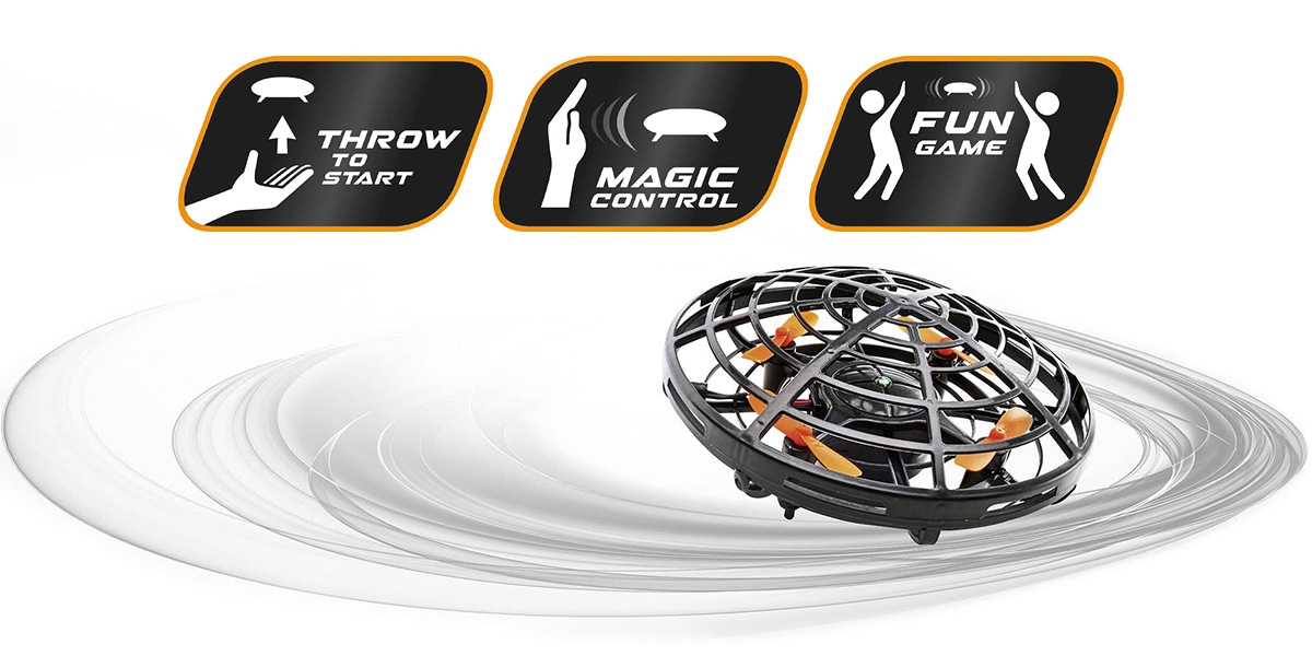 REVELL Mini dron Quadcopter Magic Mover Black RV24107