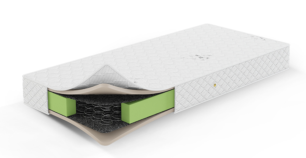 Dušek sa žičanim jezgrom Ekosan visine 21cm 180x200cm