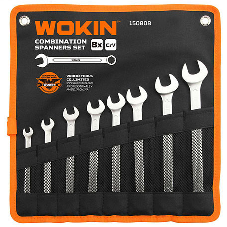 Set viljuškasto-okastih ključeva 8 delova Wokin 150808 - Image 1