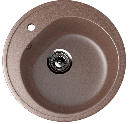 Granitna sudopera sa sifonom Ulgran U101-307 okrugla terakot