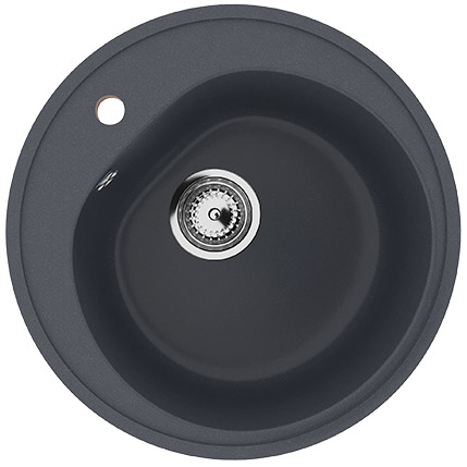 Granitna sudopera sa sifonom Ulgran U101-343 okrugla antracit