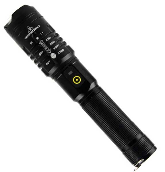 Punjiva LED baterijska lampa sa metalnim kućištem i Zoom funkcijom 20W PL8420