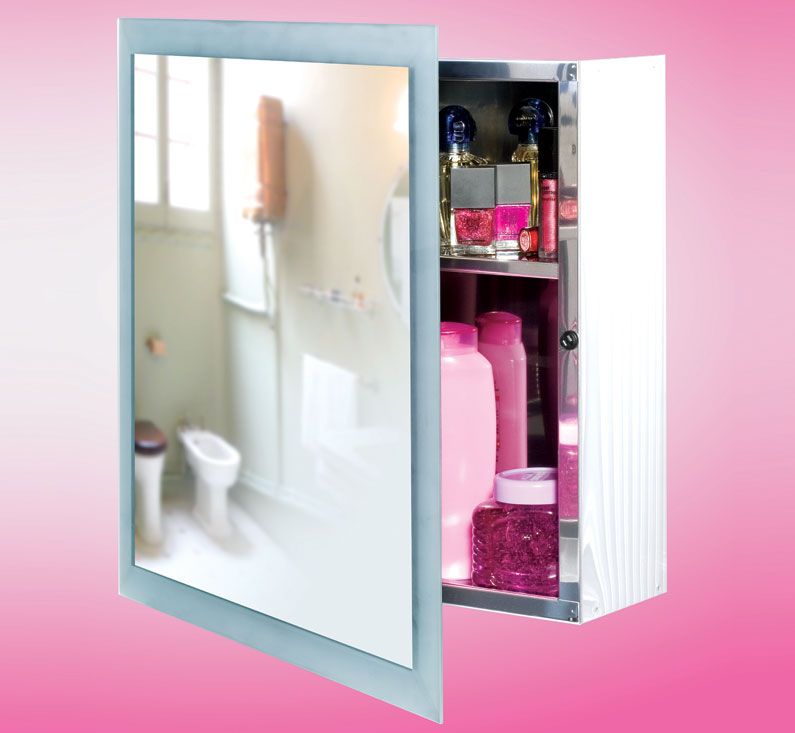 Prohrom ormarić za kupatilo sa ogledalom 08104